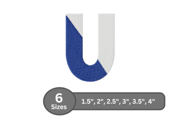 Charming Twin Fill Alphabet - U for Sweatshirts