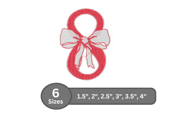 Cherry Knot Number - 8: A Stylish Addition to Holiday Embroidery