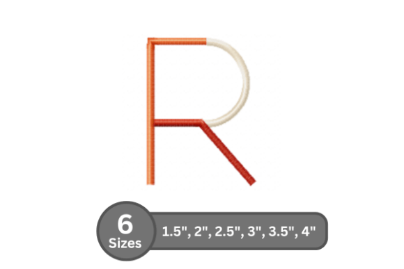 Color Bar Alphabet -R: A Stylish Update for Apparel