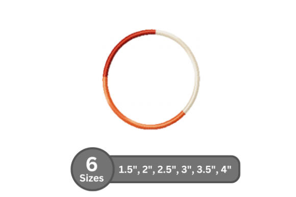 Color Bar Number -0: A Versatile Embroidery Font