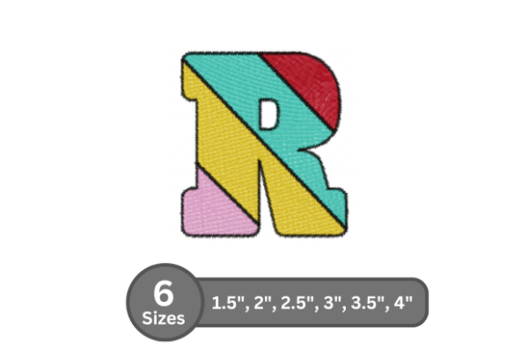 Review: Candy Stripe Alphabet - R for Sweatshirts