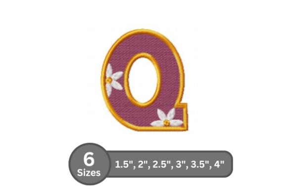 Reviewing Daisy Joy Alphabet -Q for Sweatshirts