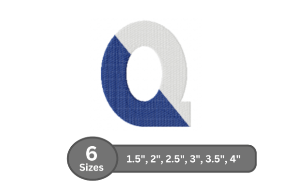 Twin Fill Alphabet -Q: A Playful Touch for Your Brand